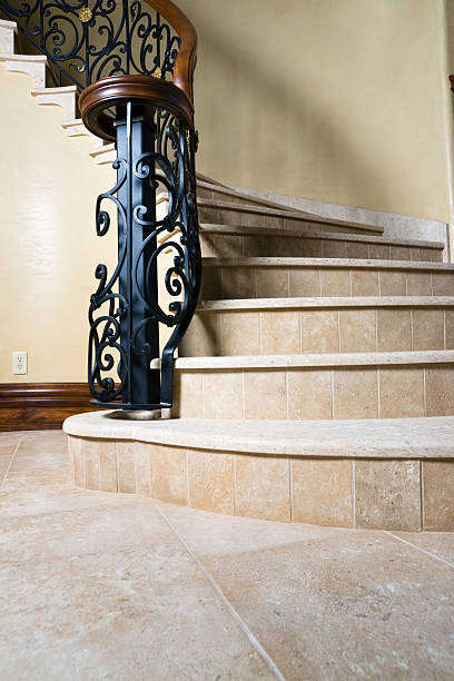 Natural Stone Stairs | Macco's Floor Covering Center