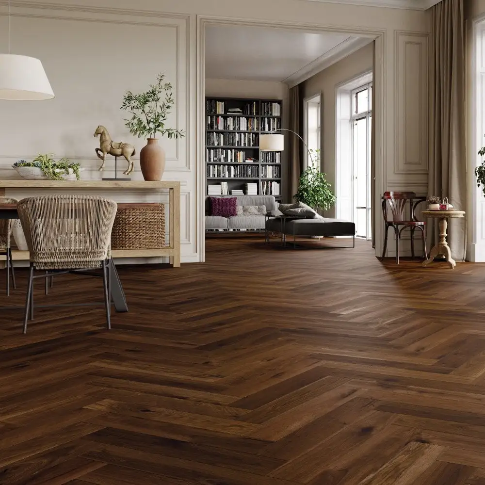 Herringbone Hardwood Flooring in Green Bay, WI